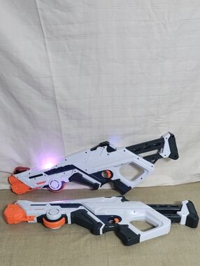 NERF Laser Ops Pro DELTA BURST Lot Combat Blaster Rifle (Fully Tested) (Clean)